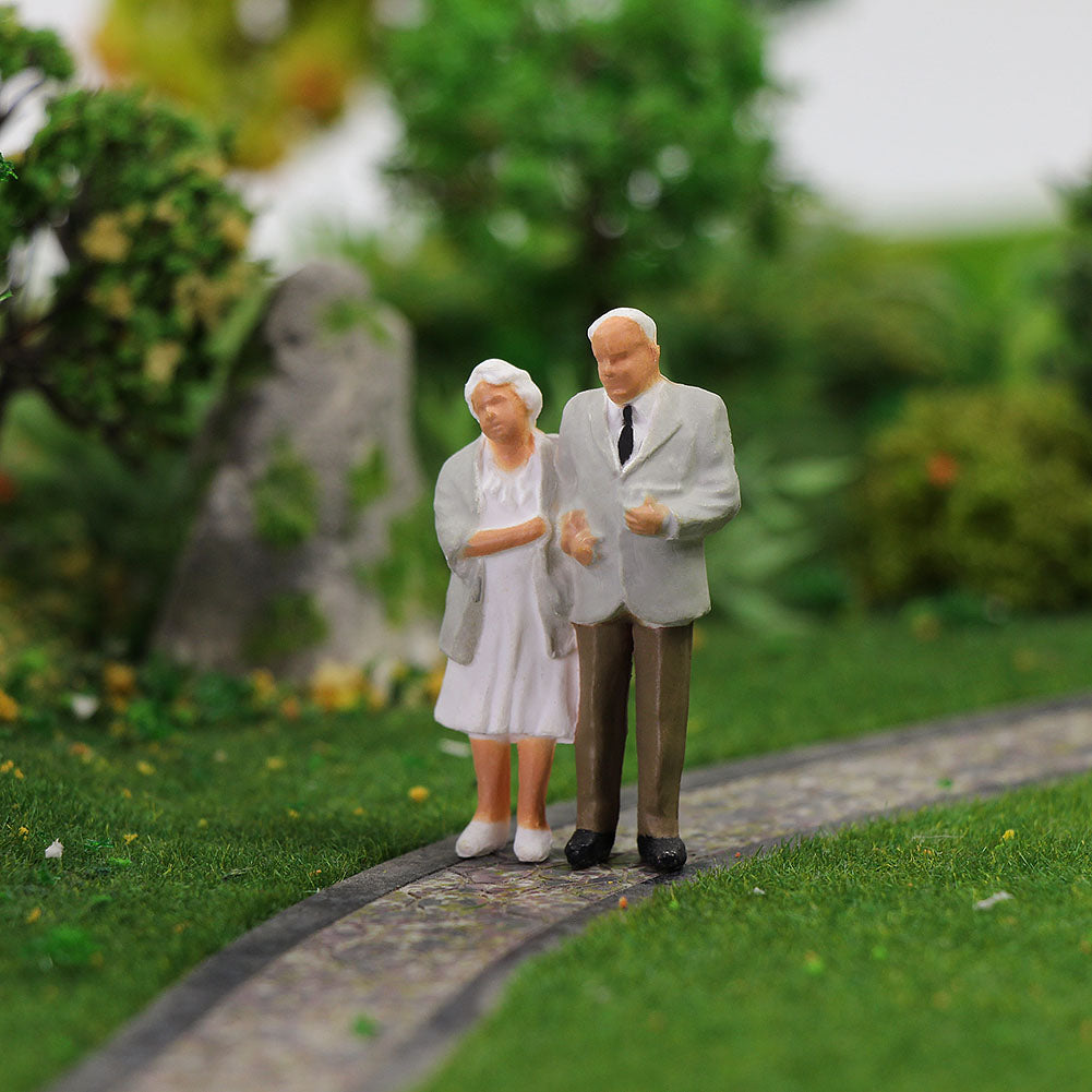 P4308 20pcs O Scale 1:43 Model Trains Painted Figures Standing People