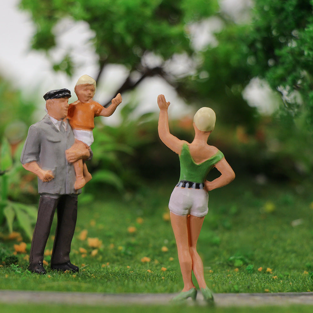 P4309 20pcs O Scale 1:43 Model Trains Painted Figures Scale Standing People