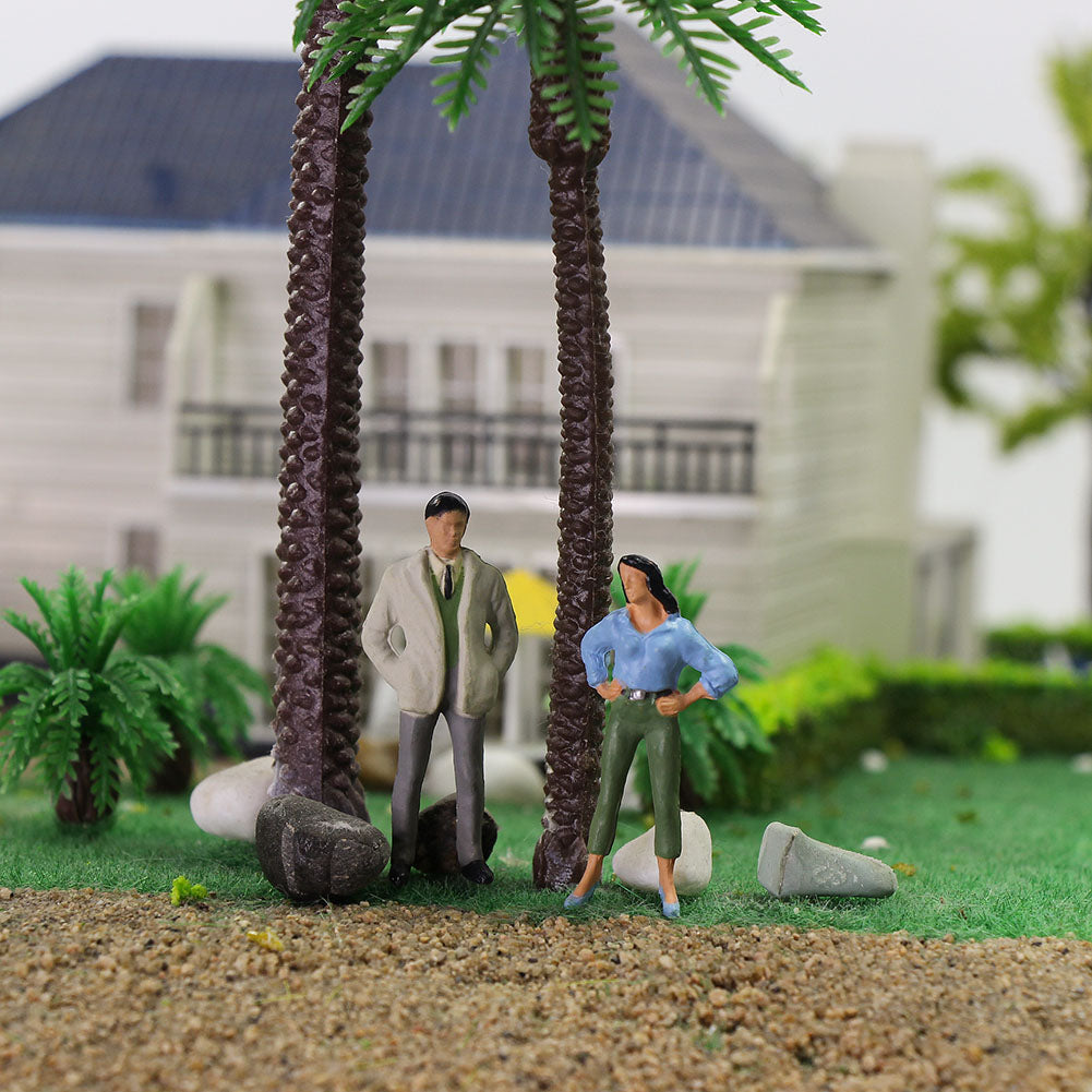 P4309 20pcs O Scale 1:43 Model Trains Painted Figures Scale Standing People