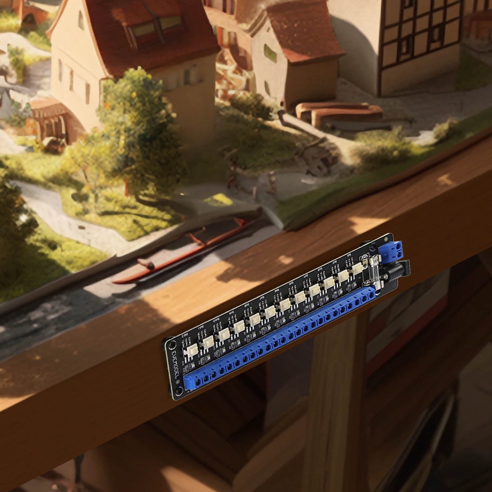 PCB017 1 Unit 3V-24V DC Power Distribution 12 Channels OR 8 Channels Module Push-Button Switch