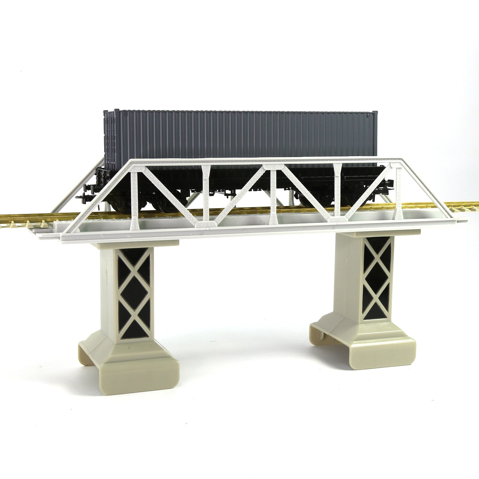 QL008 8pcs HO Scale 1:87 Model Piers for Model Railroad Bridge