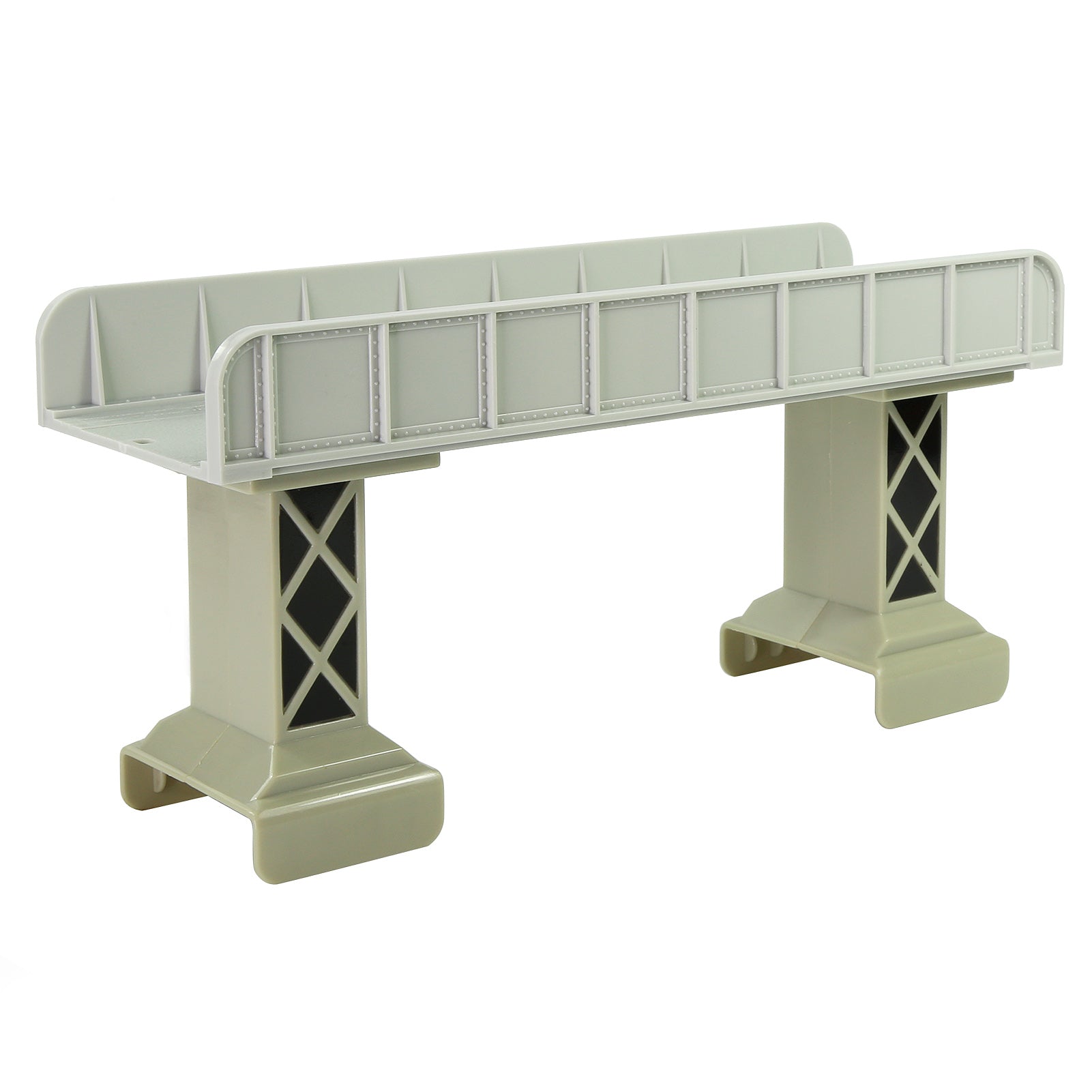 QL008 8pcs HO Scale 1:87 Model Piers for Model Railroad Bridge