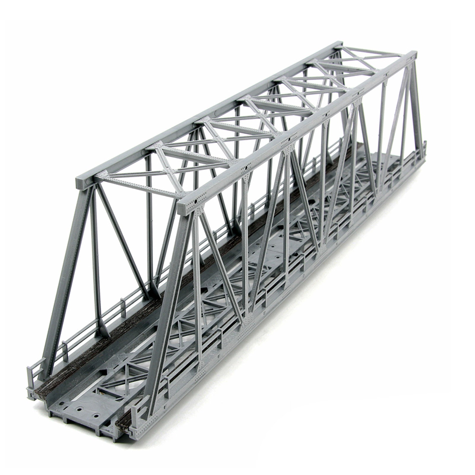 thumbnail image 2 of Evemodel HO Scale Truss Bridge Kit – 1:87 Plastic Model, Unassembled, Gray, QL009 2 of 3