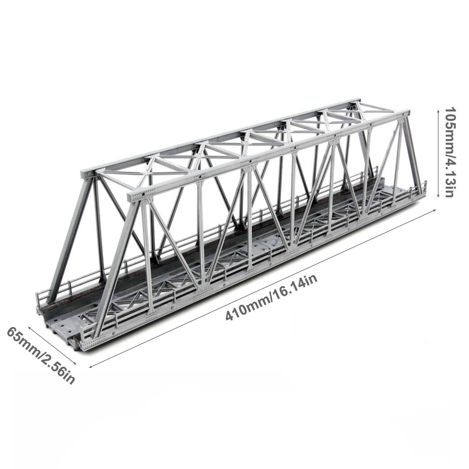 QL009 HO Scale 1:87 Model Truss Bridge Kit for Model Track Model Trains