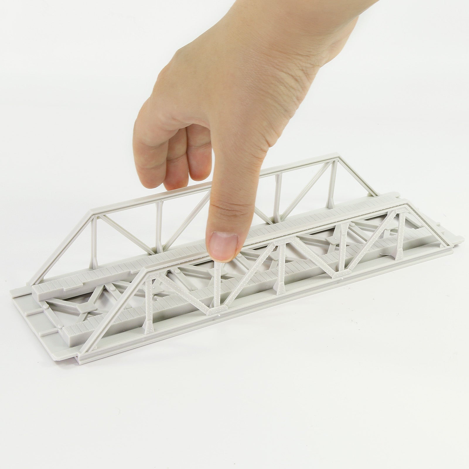 QLF32JJ 1 Unit HO Scale 1:87 Model Truss Bridge Single-Track Kit for Model Railroad