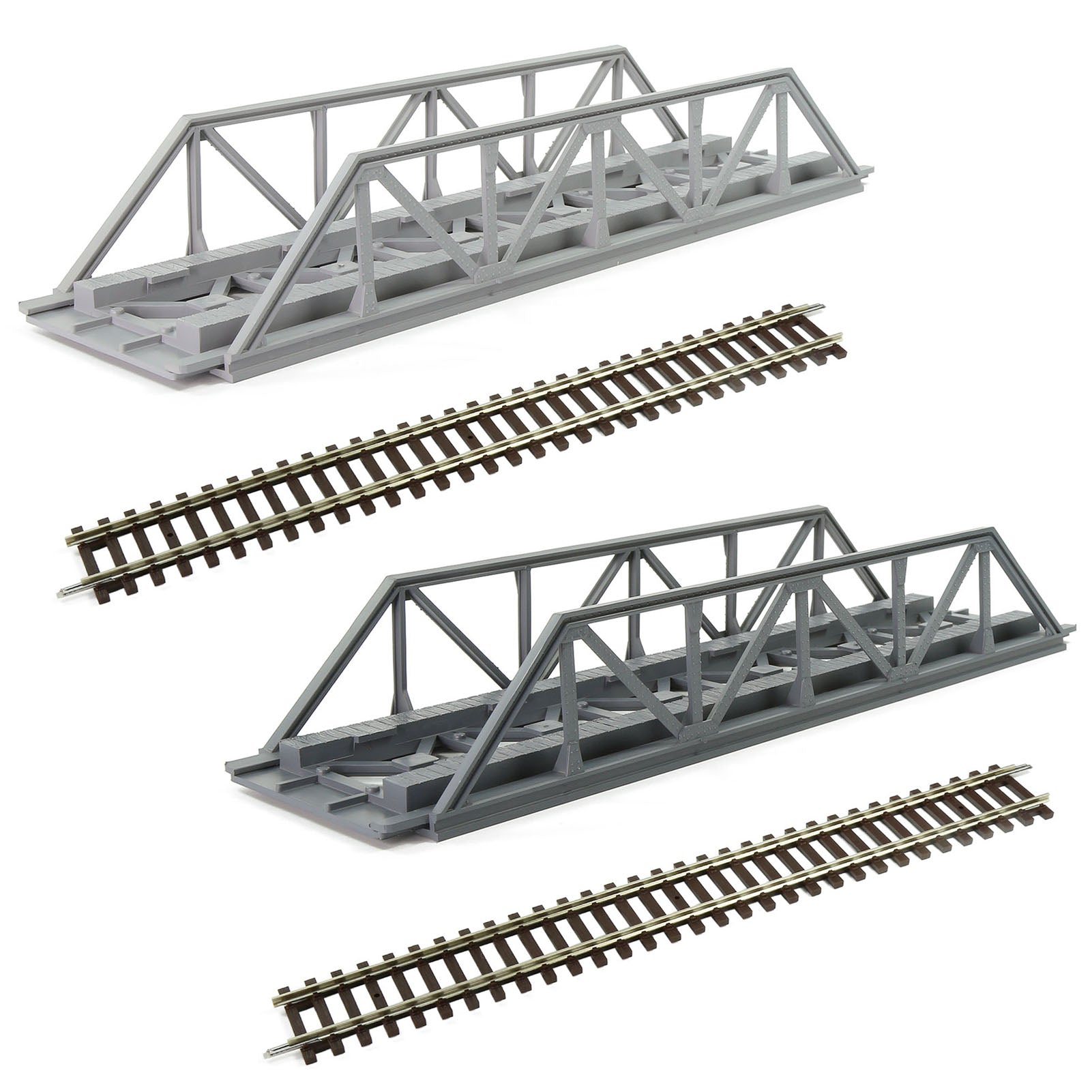 QLF32 1 Unit HO Scale 1:87 Model Truss Bridge Single-Track Kit for Model Railroad