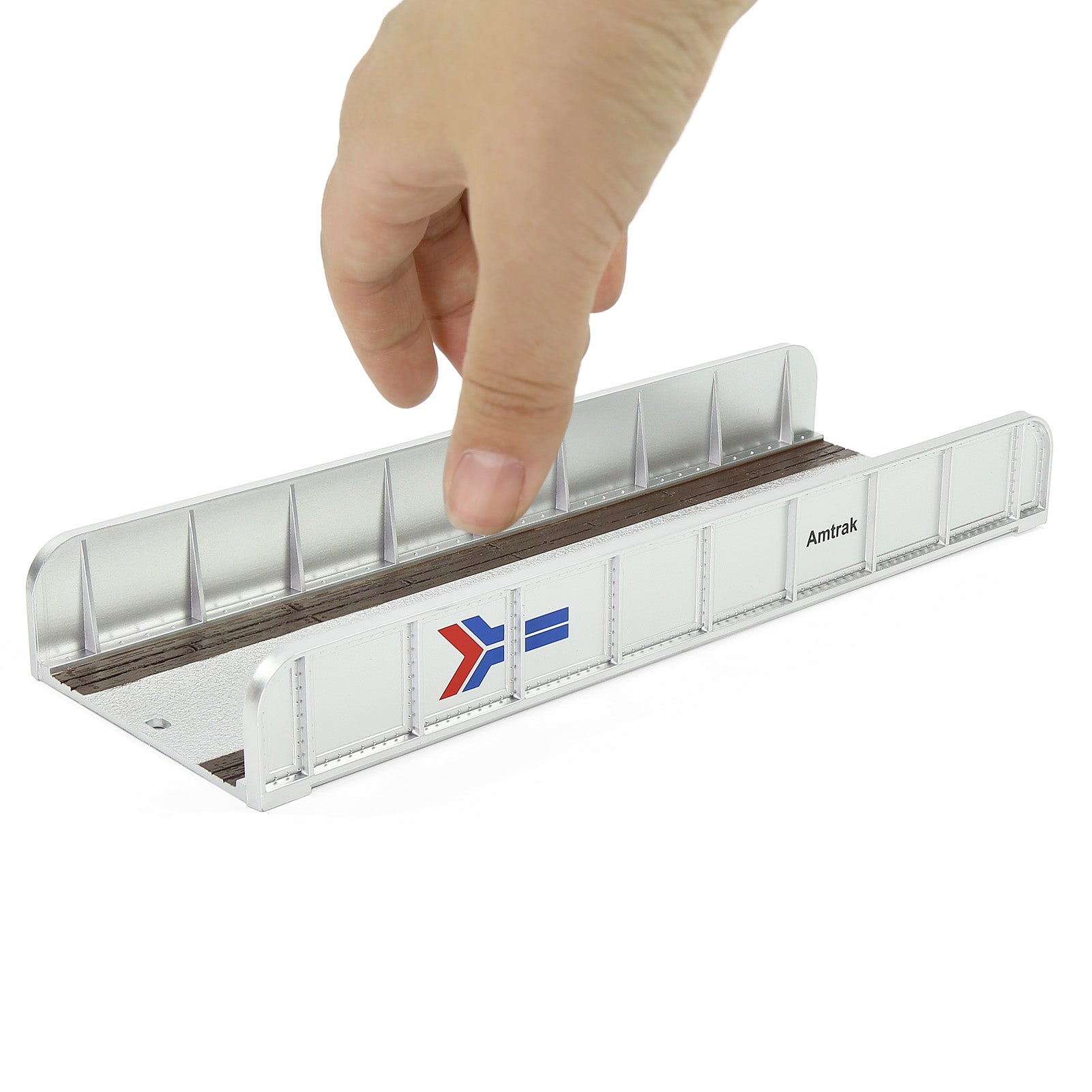 QLF33 1 Unit HO Scale 1:87 Painted Model Girder Bridge for Model Railroad