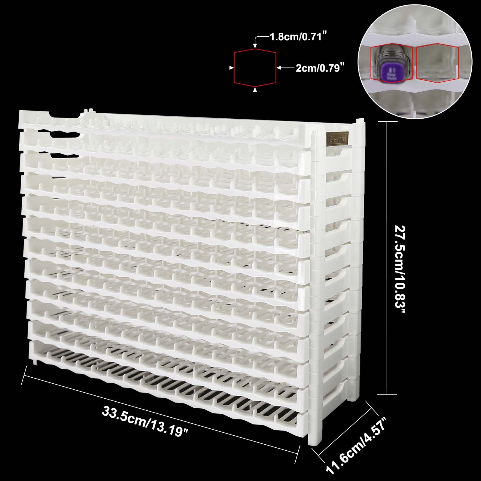 SN01 15X12 Slots Penholder Display and Storage Pen Rack for Art Marker Pens