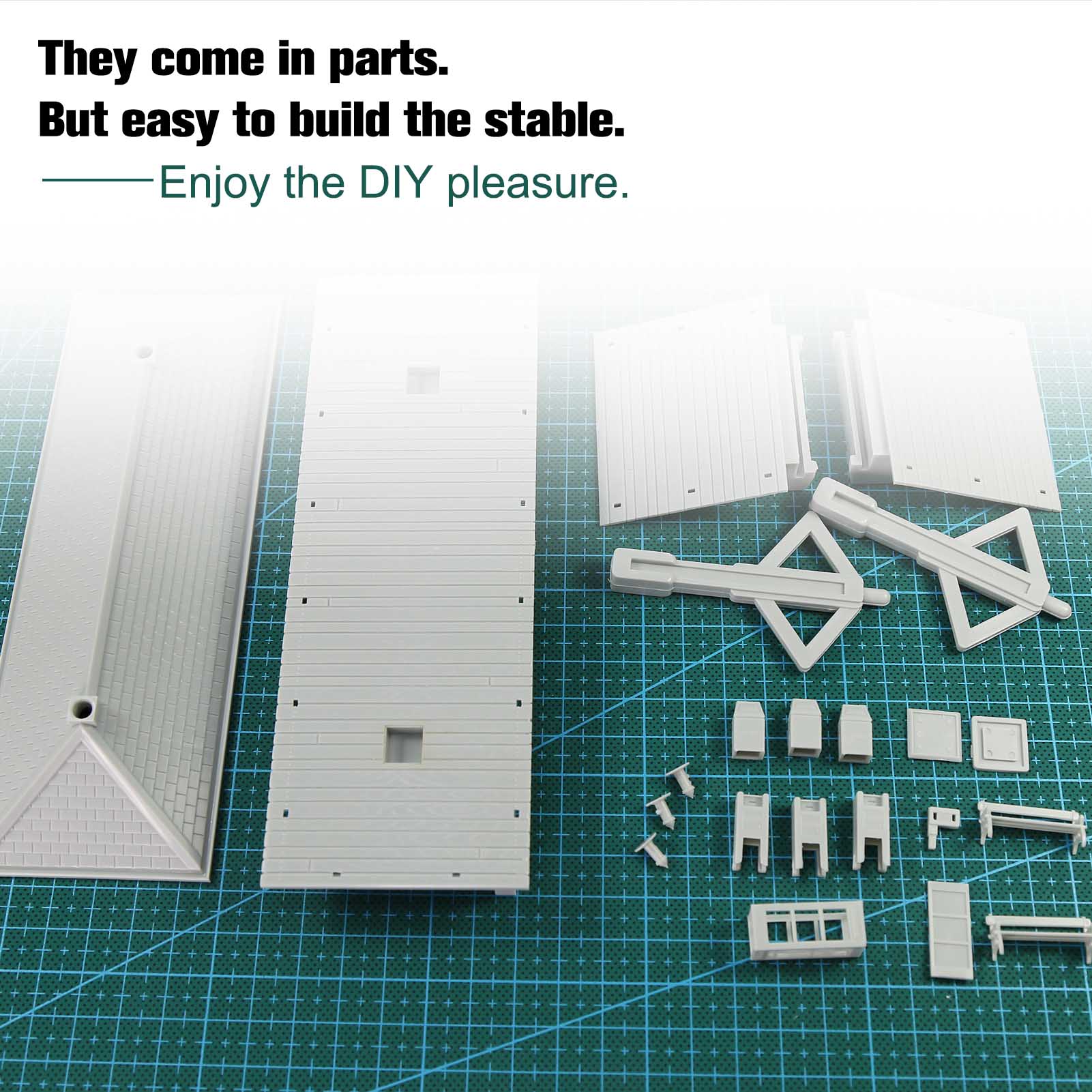 ZTHO01JJ 1 Unit HO Scale 1:87 Model Station Platform for Model Railraod Trackside
