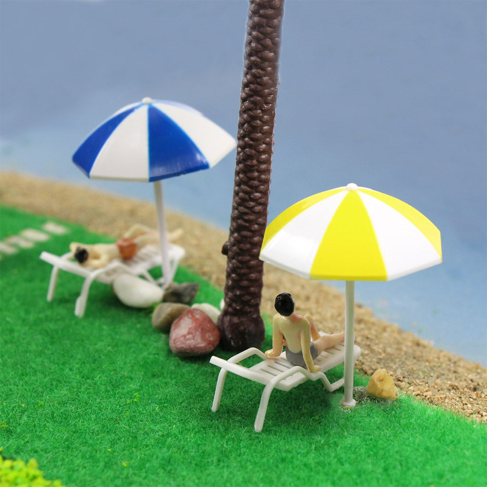 ZY21100 24pcs HO/TT Scale 1:87 Bench Leisure Chair Loungers