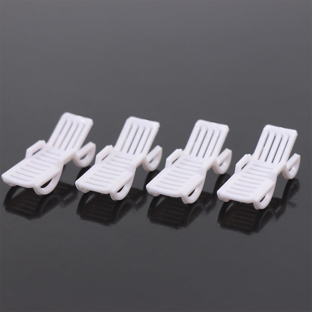 TYS15100 12pcs TT Scale 1:100 Sun Loungers Beach Chair