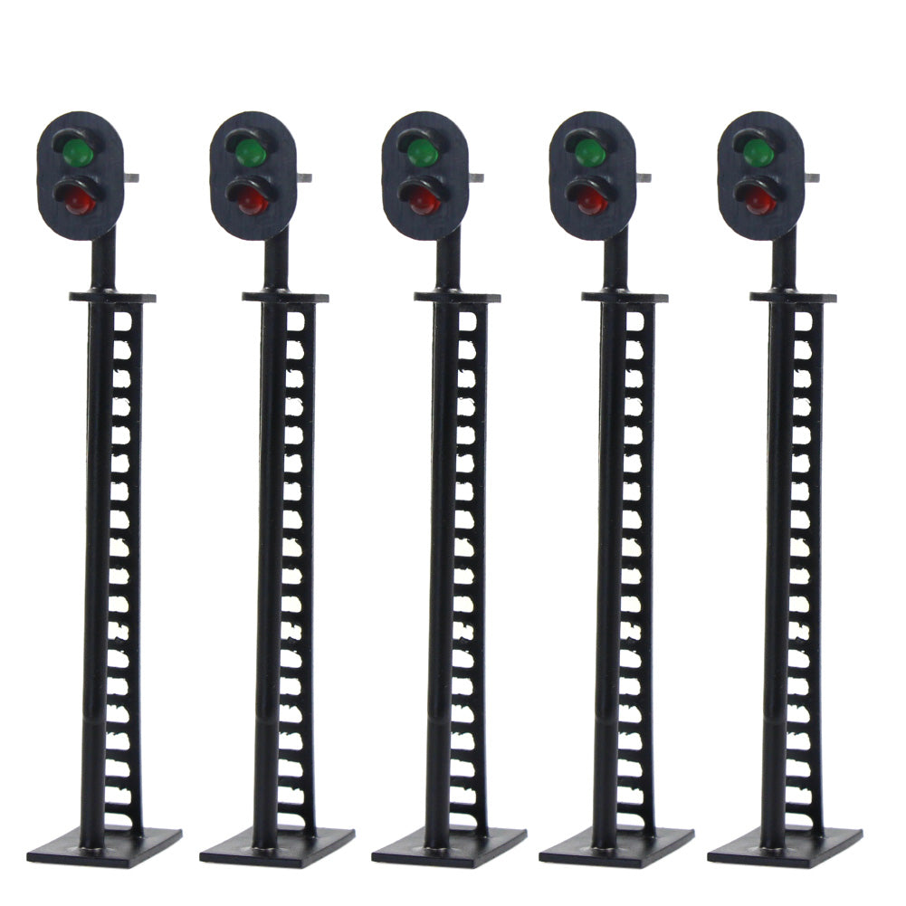JTD01 5pcs HO OO Scale Block Signals Traffic Light 12V LED