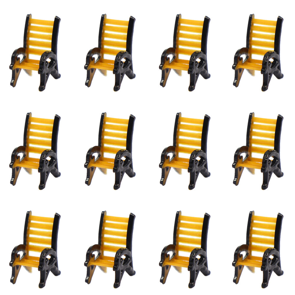 TYS18150 12pcs N Scale 1:150 Platform Leisure Chair