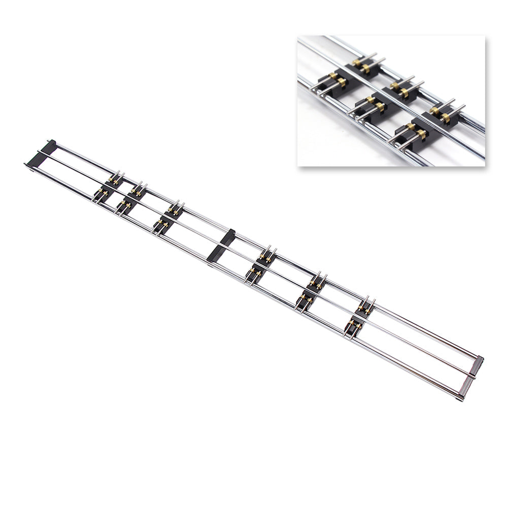 HP1387 HO Scale 1:87 E-Z Riders Standard Track Roller Test Stand with 6 Trolleys