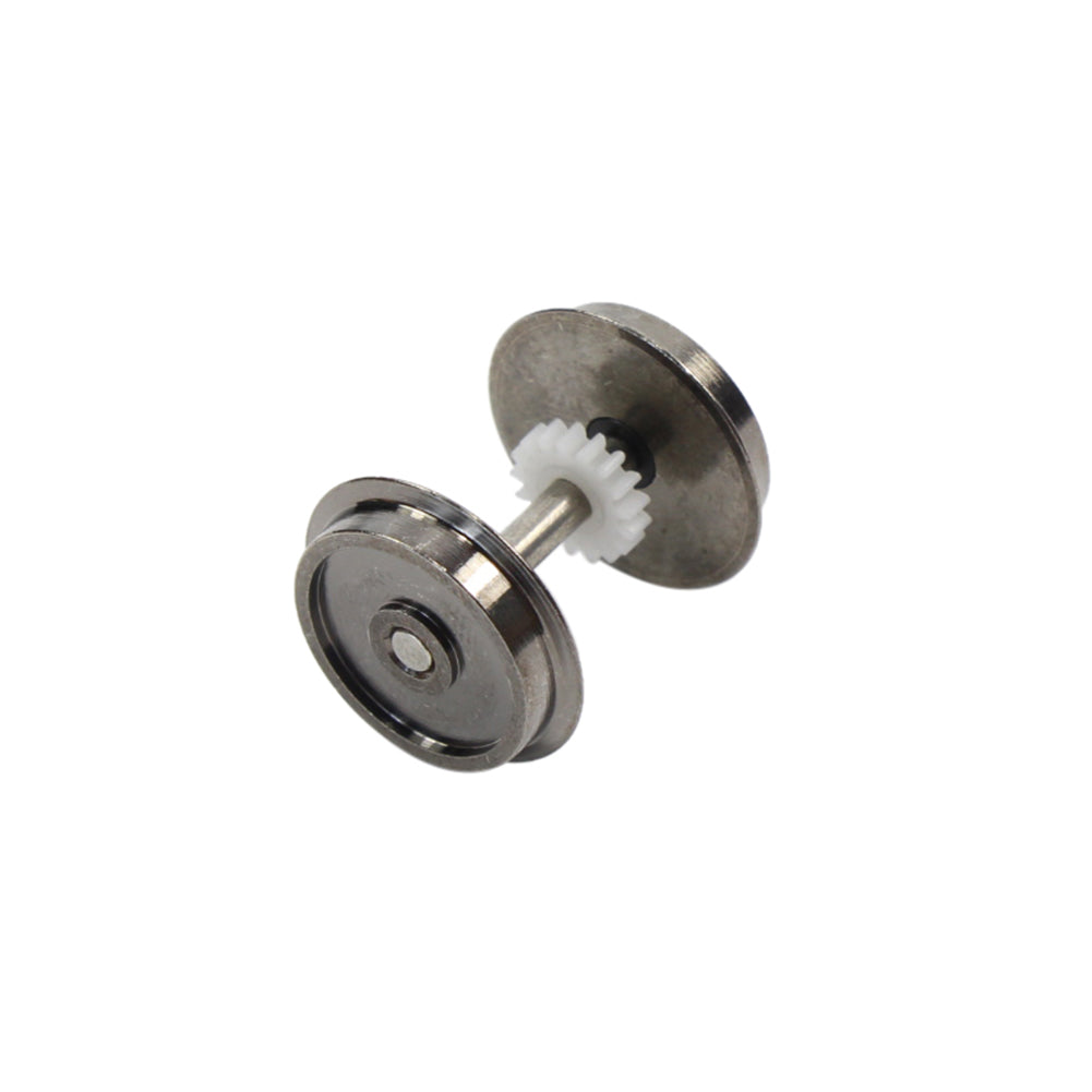 HP0287 2 Pairs HO Scale 1:87 Model Train 48'' Metal DC Wheels