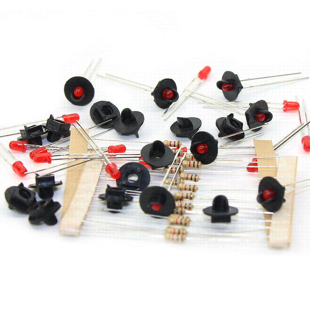 JTD16 10pcs HO OO TT Scale Target Faces Railway signal 1 Aspect LED