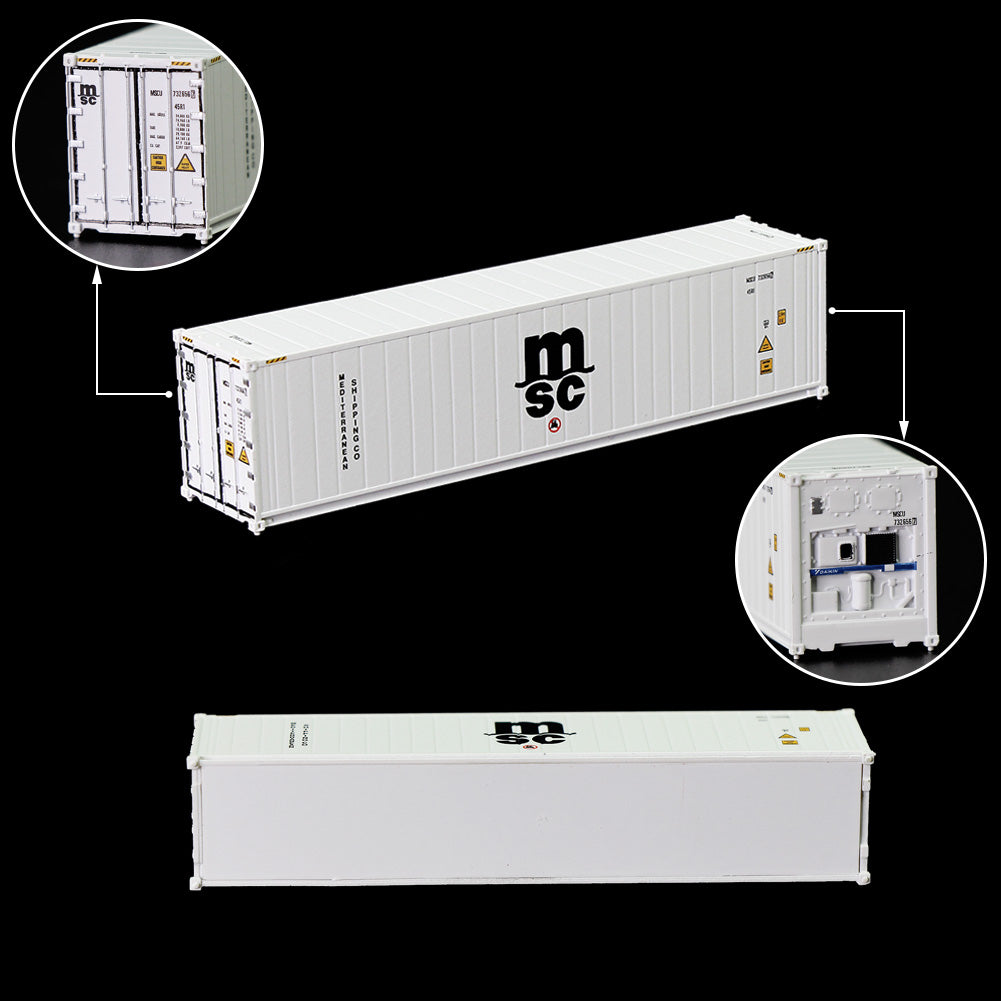 C15012 1pc N Scale 1:160 40ft Hi-Cube Reefer Shipping Container