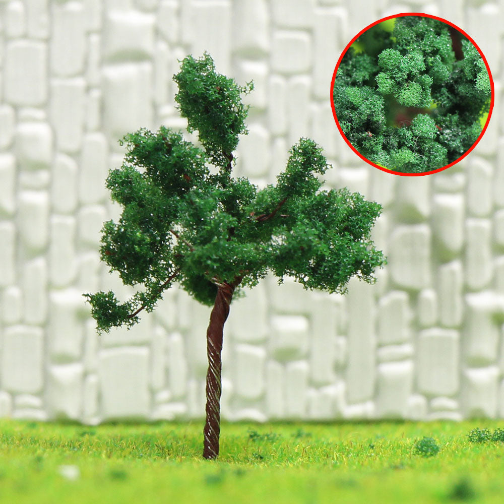 D3517 100pcs TT Scale 1:100 Model Trees with Iron Wire 35mm