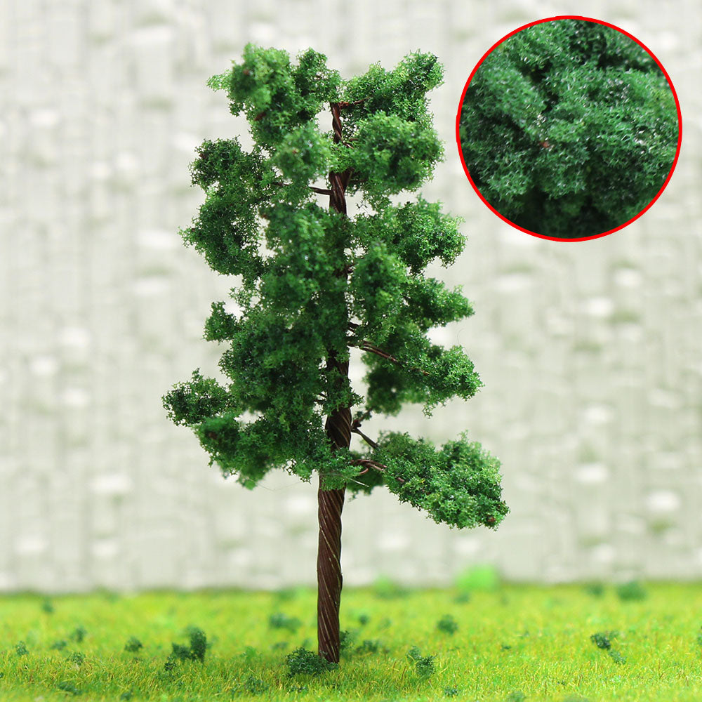 D5020 50pcs N Z Scale 1:150 Model Tower Trees Dark Green 5cm