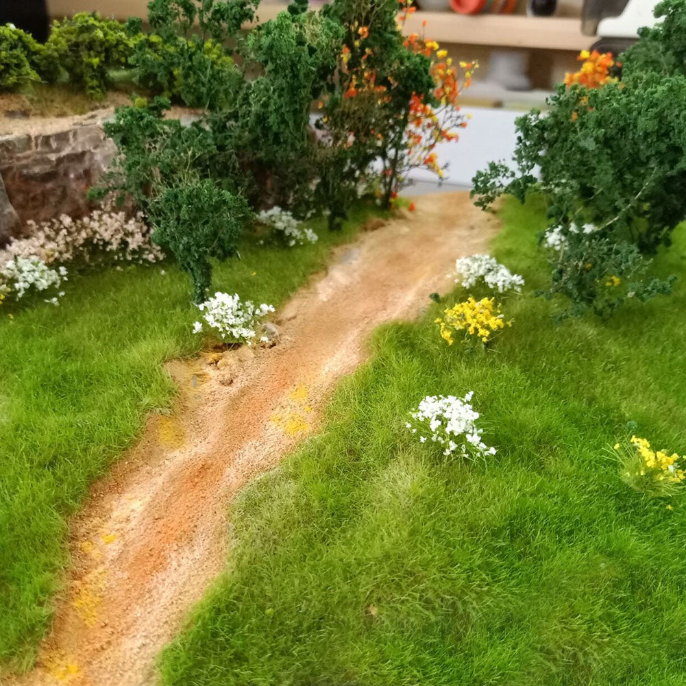 PJ08 1 Pack Artificail Flower Clusters Grass Simulation Scenery