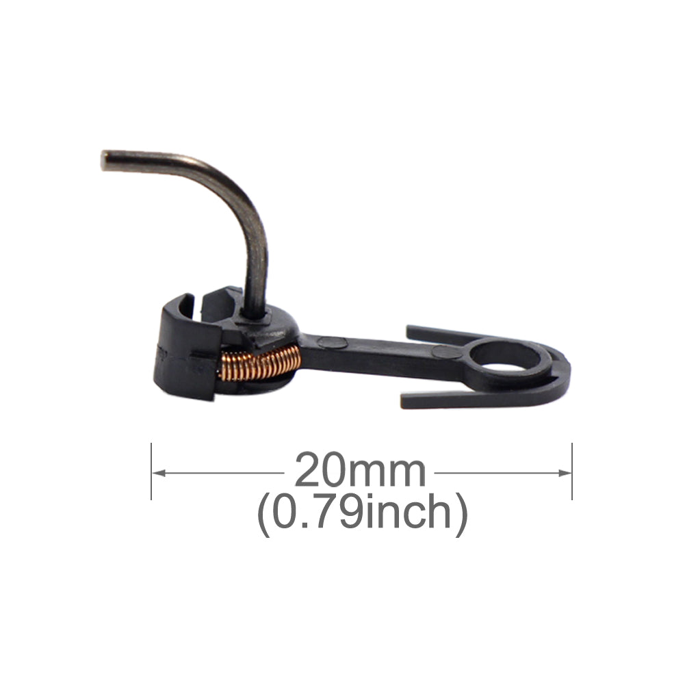 HP0787 12pcs HO scale Knuckle Couplers with Spring 20mm E-Z Magnetic