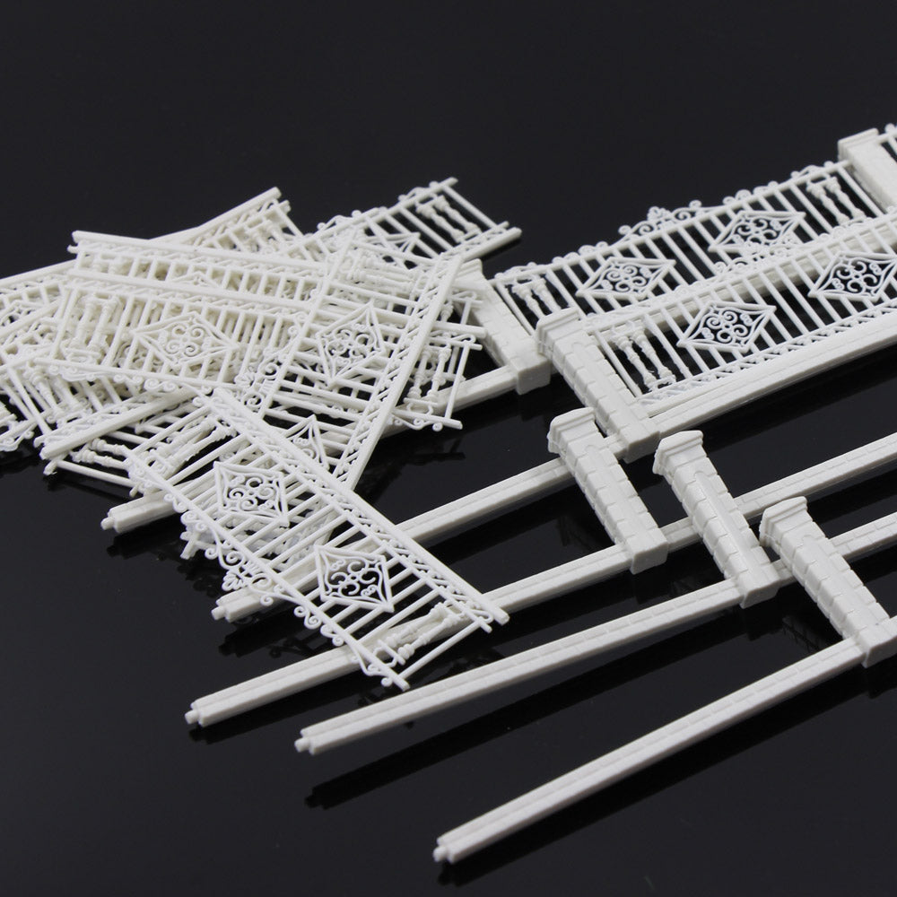 GY43087 1 Meter HO OO scale 1:87 Model Fences Detachable