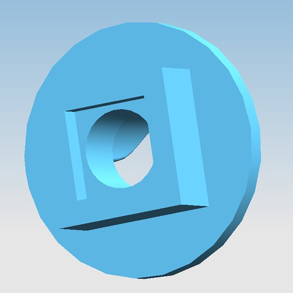 JTD16 10pcs HO OO TT Scale Target Faces Railway signal 1 Aspect LED