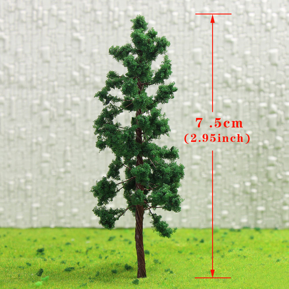 D8030 20pcs O HO Scale Model Trees with Iron Wire 80mm