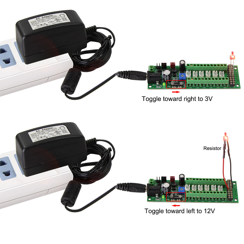 PCB012 Power Distribution Board withAccessory LED Lights