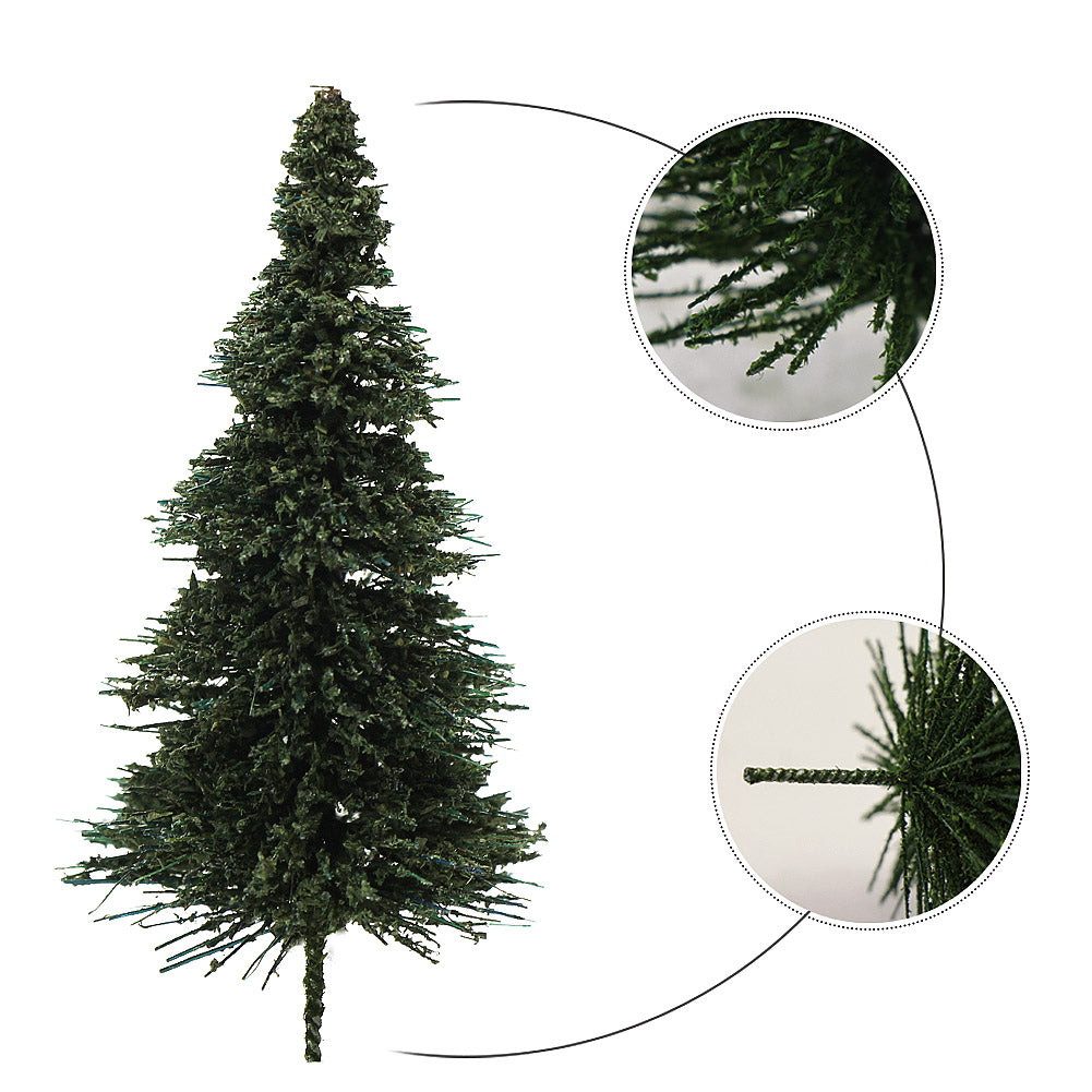 S0804 40pcs HO Scale 1:87 Model Pine Trees with Moose