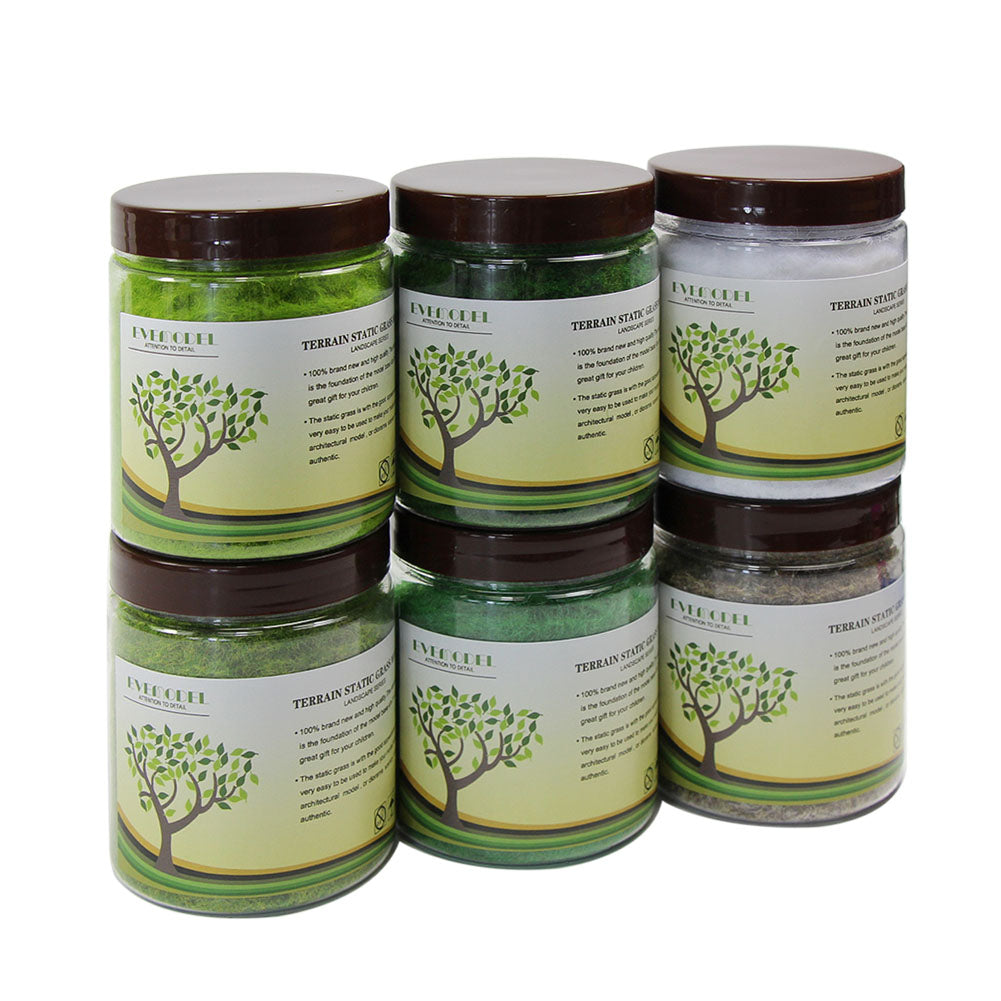 CFA5 6 bottles 2mm Static Grass Powder