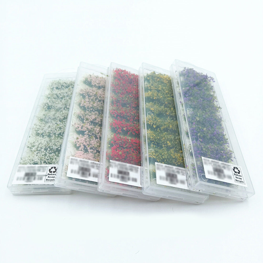 PJ08 1 Pack Artificail Flower Clusters Grass Simulation Scenery