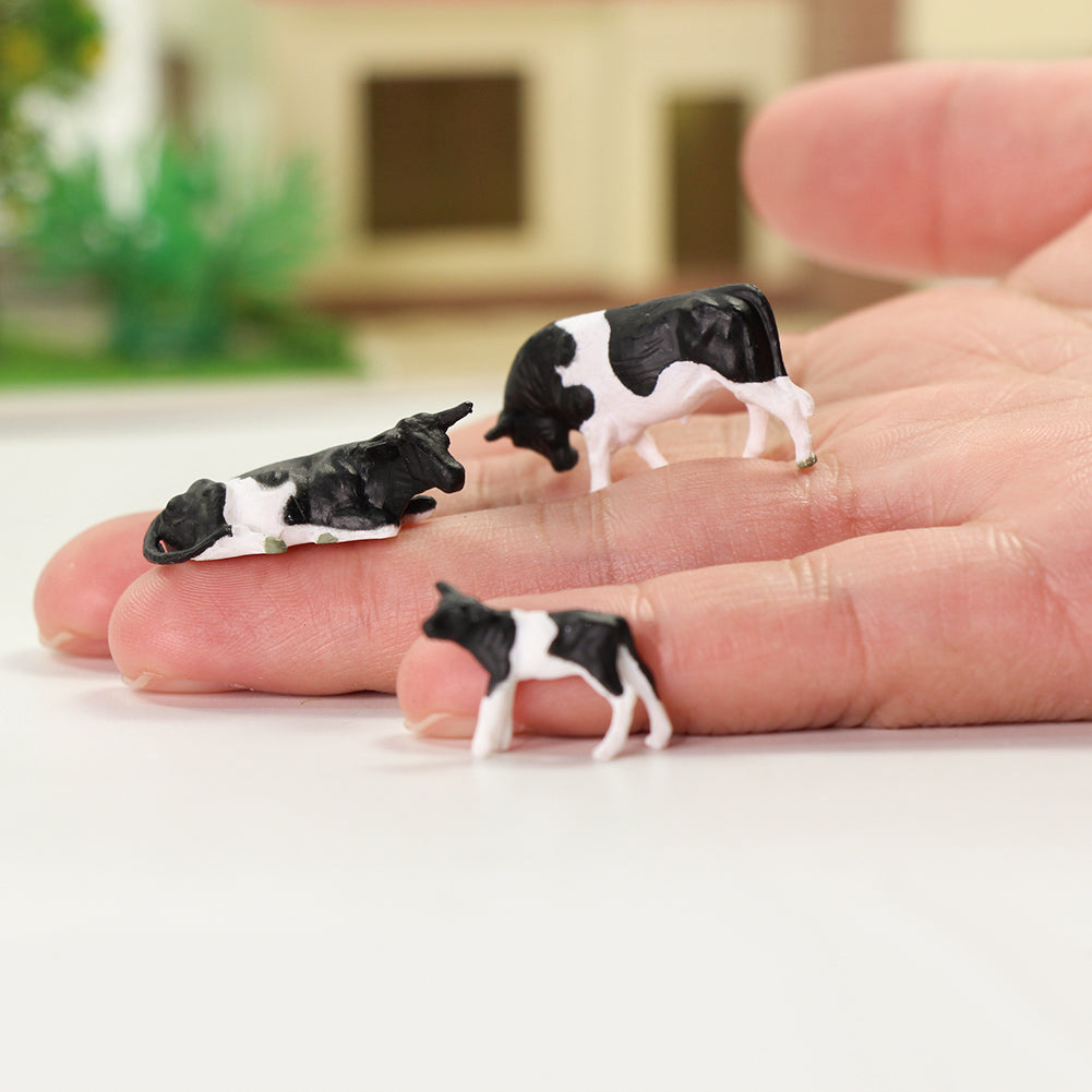 AN8704 36pcs HO Scale 1:87 Cows and Figures