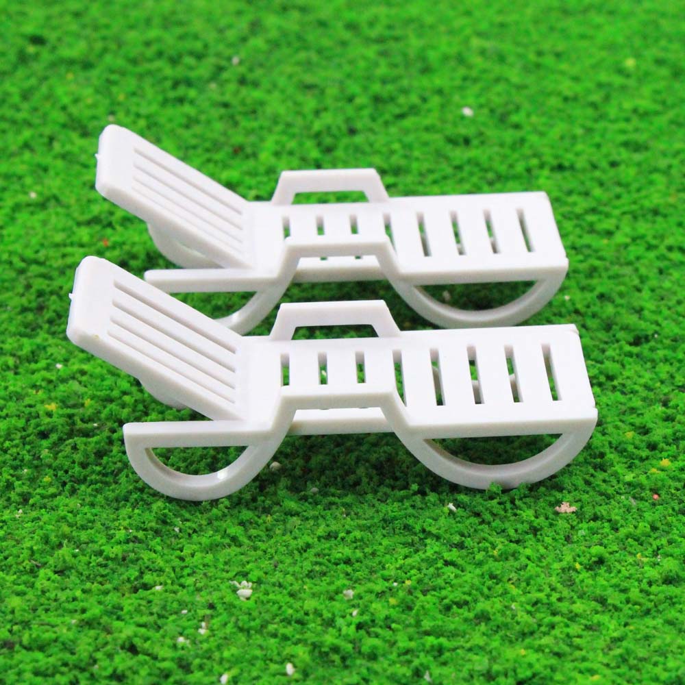 TYS15025 6pcs G Scale 1:25 Model Sun Loungers Beach Chairs
