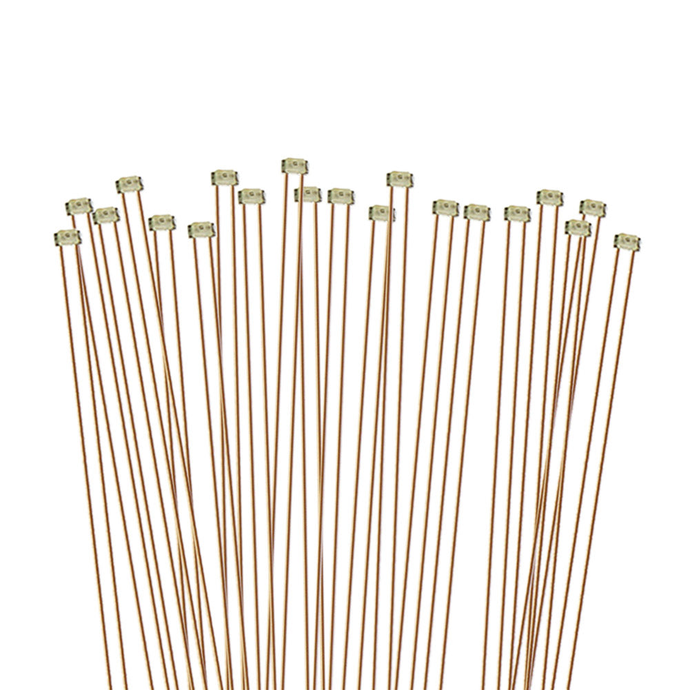 C0402 20pcs Pre-wired SMD LED 0402