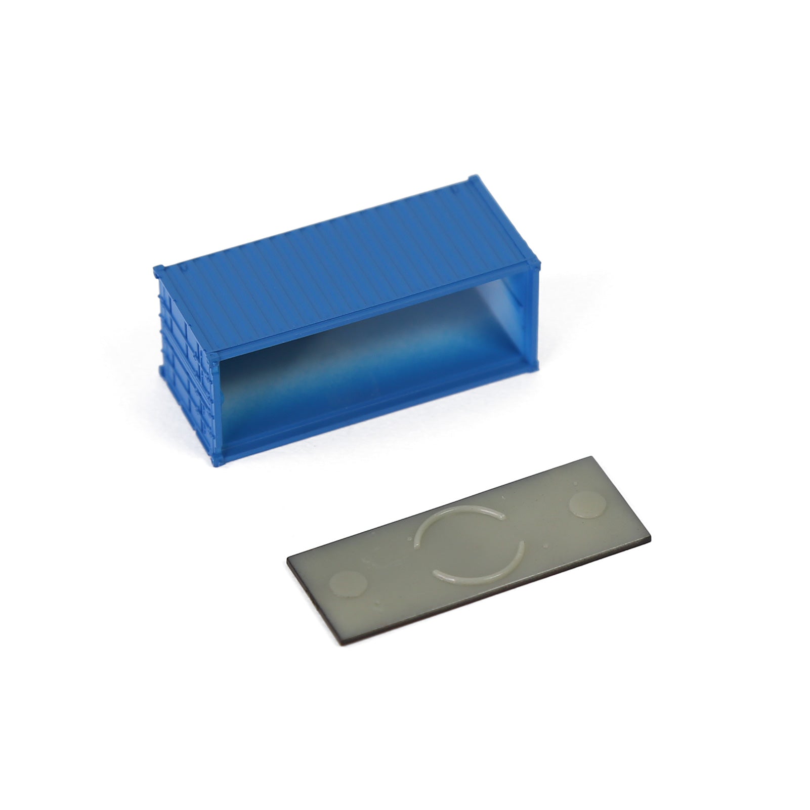 C15007 9pcs N Scale 1:160 20ft Pure Color Shipping Container