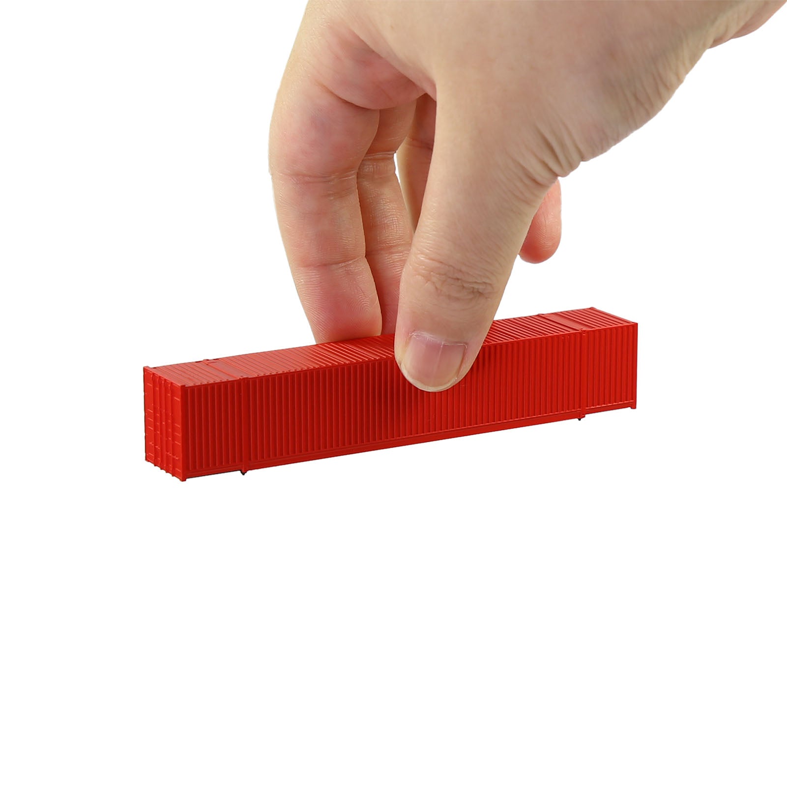 C15009 9pcs N Scale 1:160 53ft Pure Color Shipping Container