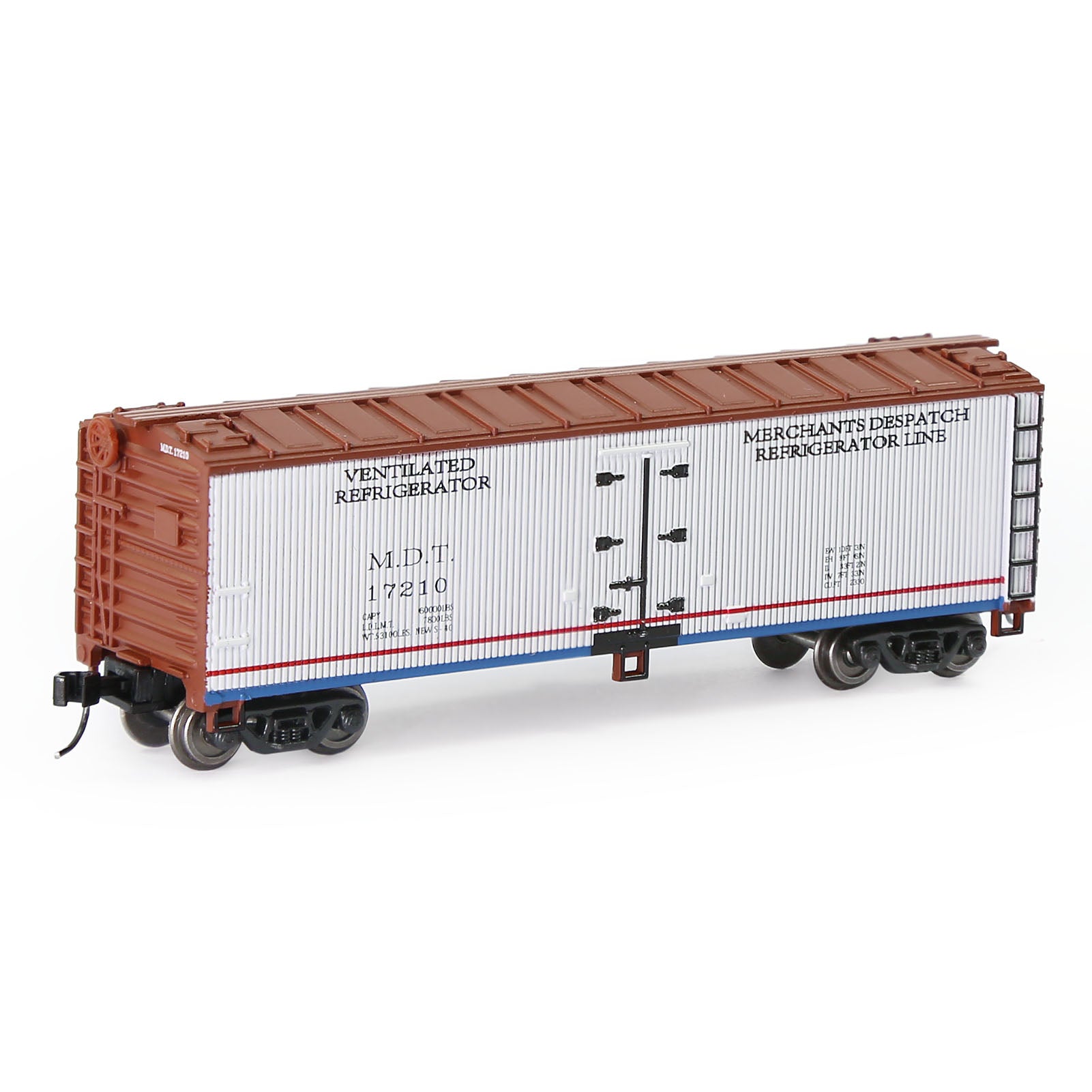 C15016 1pc N Scale 1:160 40ft Wood Side Reefer Boxcar