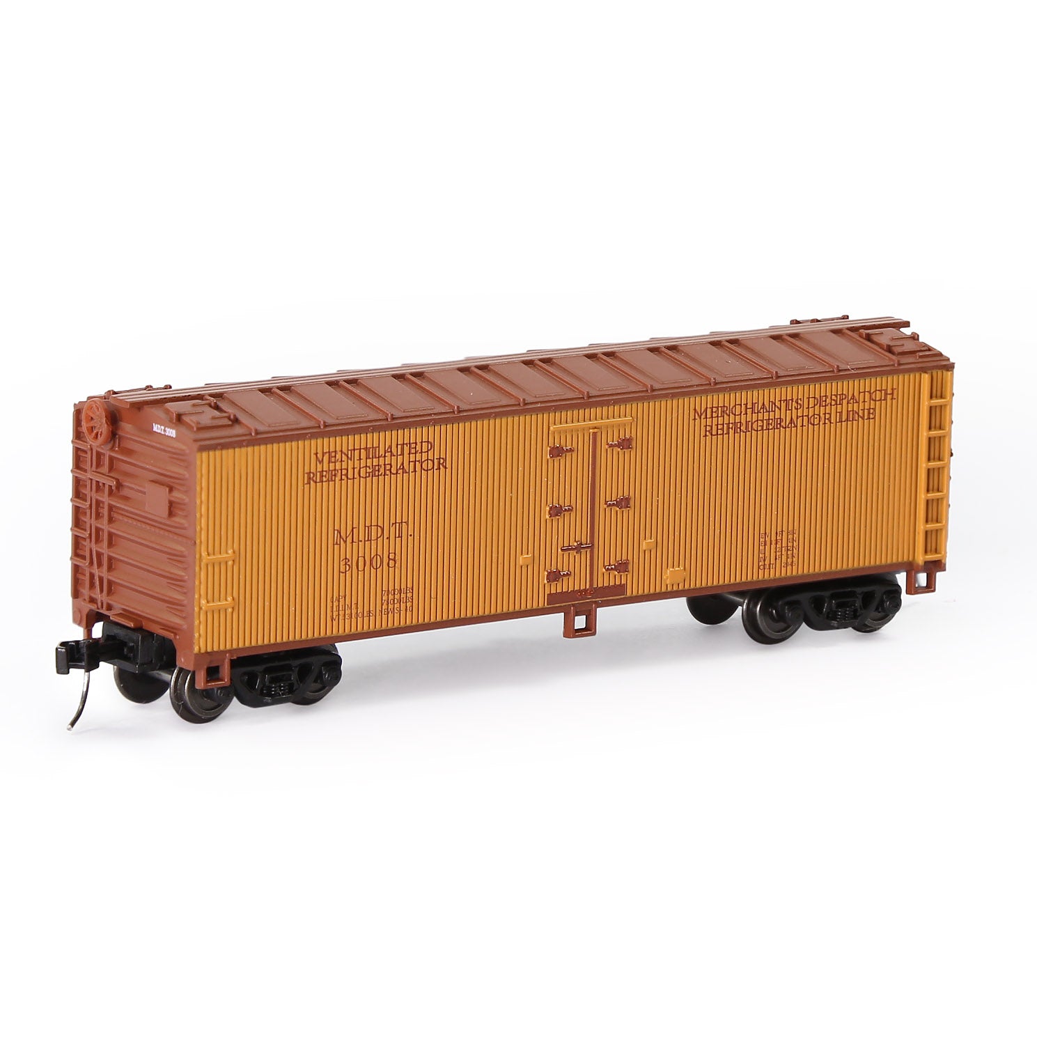 C15016 1pc N Scale 1:160 40ft Wood Side Reefer Boxcar
