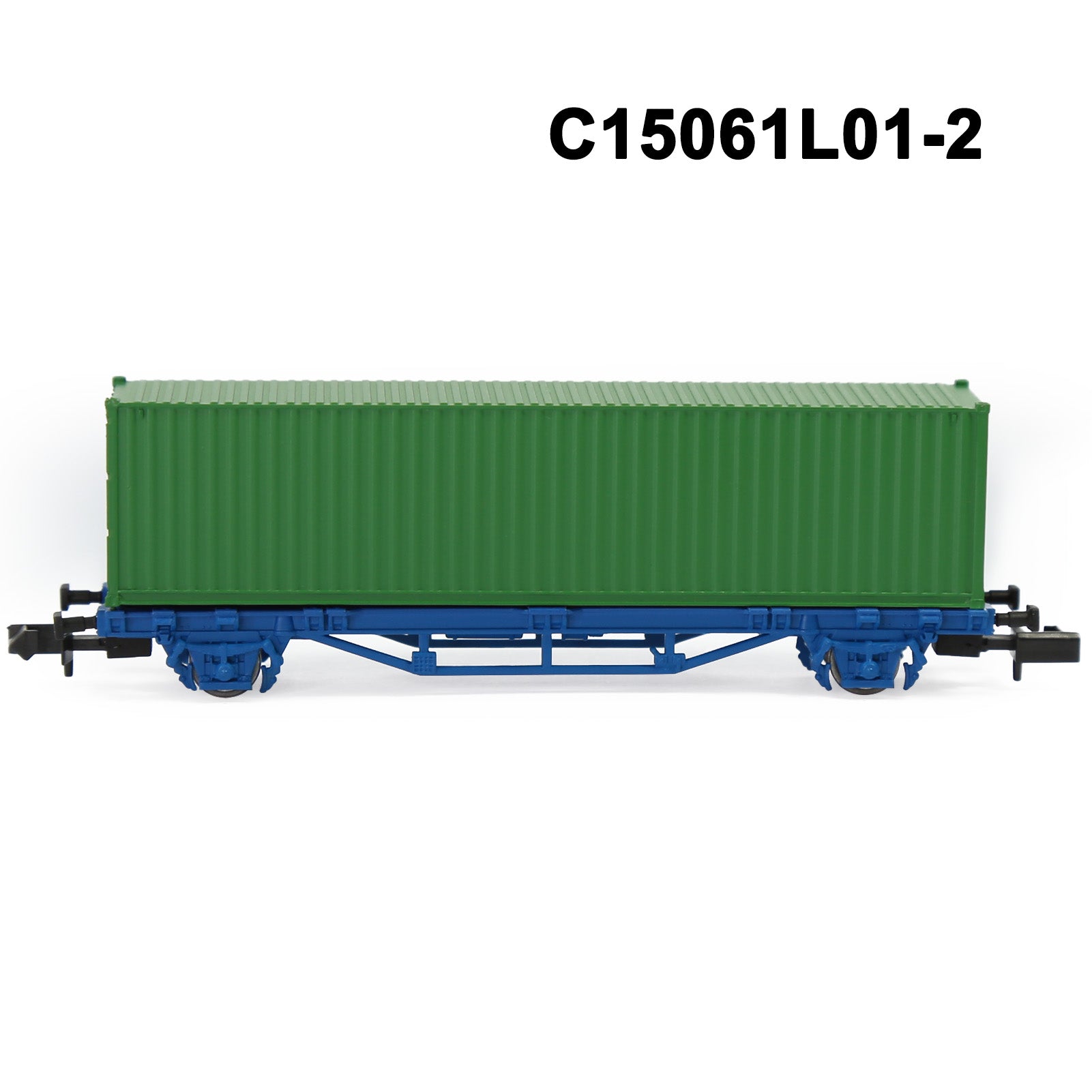 C15061M One Set N Scale 1:150 Flat Car with 20ft 40ft Containers