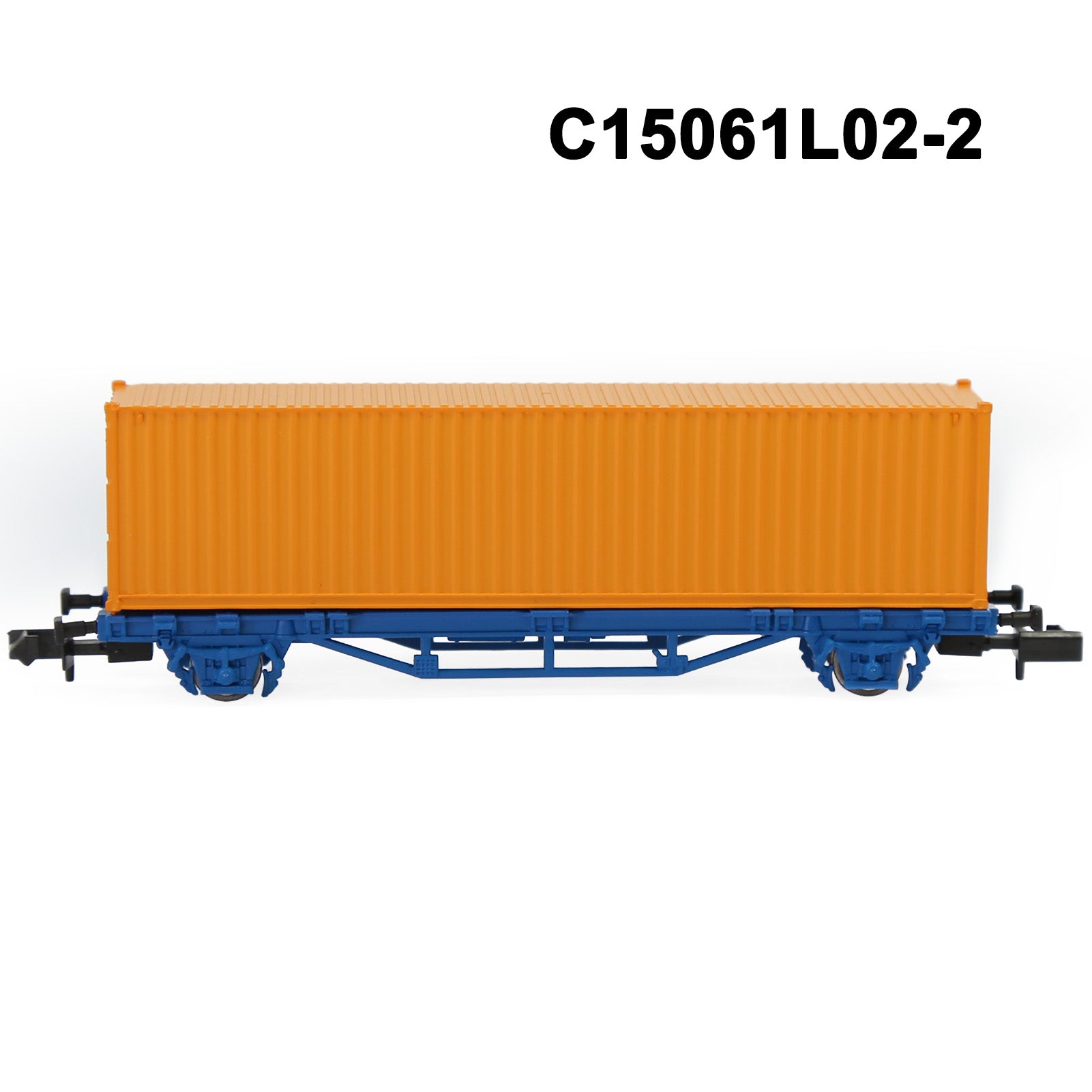 C15061M One Set N Scale 1:150 Flat Car with 20ft 40ft Containers