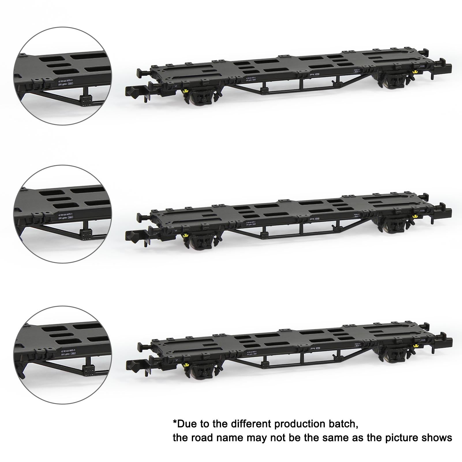 C15061 1pc N Scale 1:150 Model Train Flat Car Wagon Freight Car