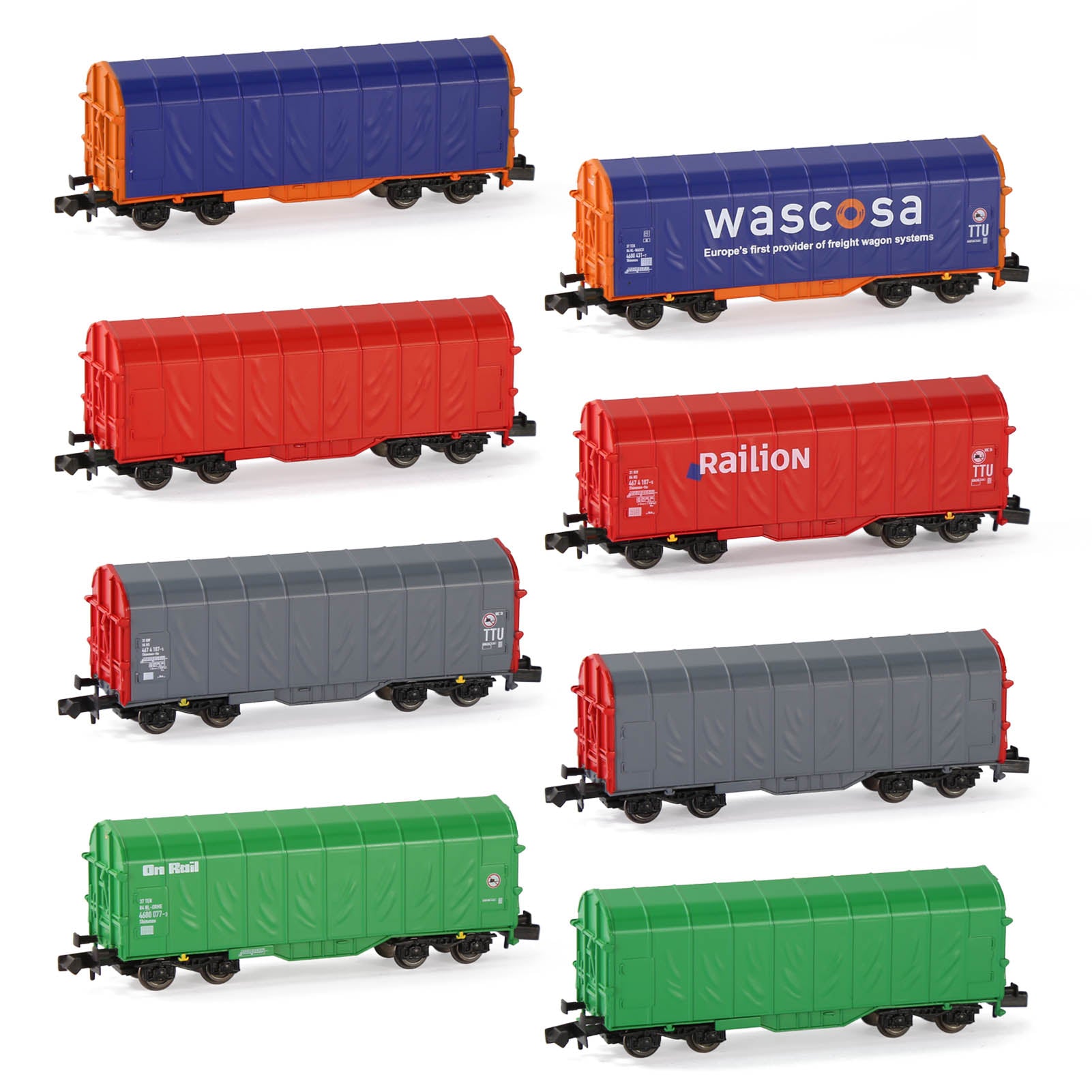 C15062 1pc N Scale 1:150 Box Car Covered Wagon Freight Car