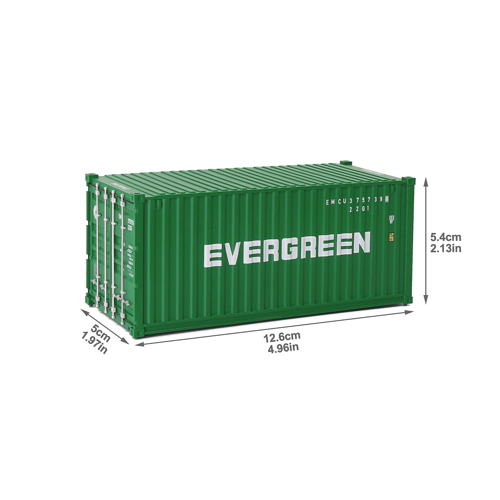 C4320 1pc O Scale 1:48 20ft Shipping Container Cargo Box