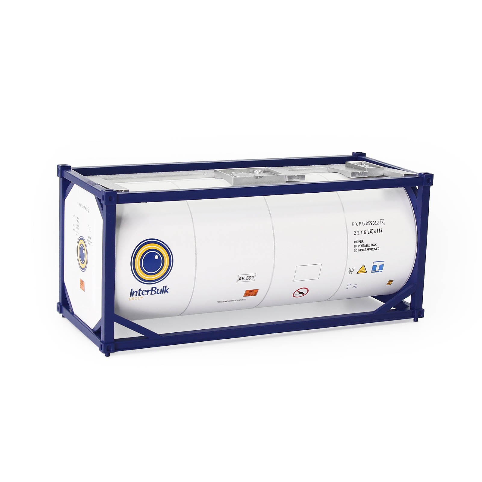 C4321 1pc O Scale 1:48 20ft Oil Tank Container