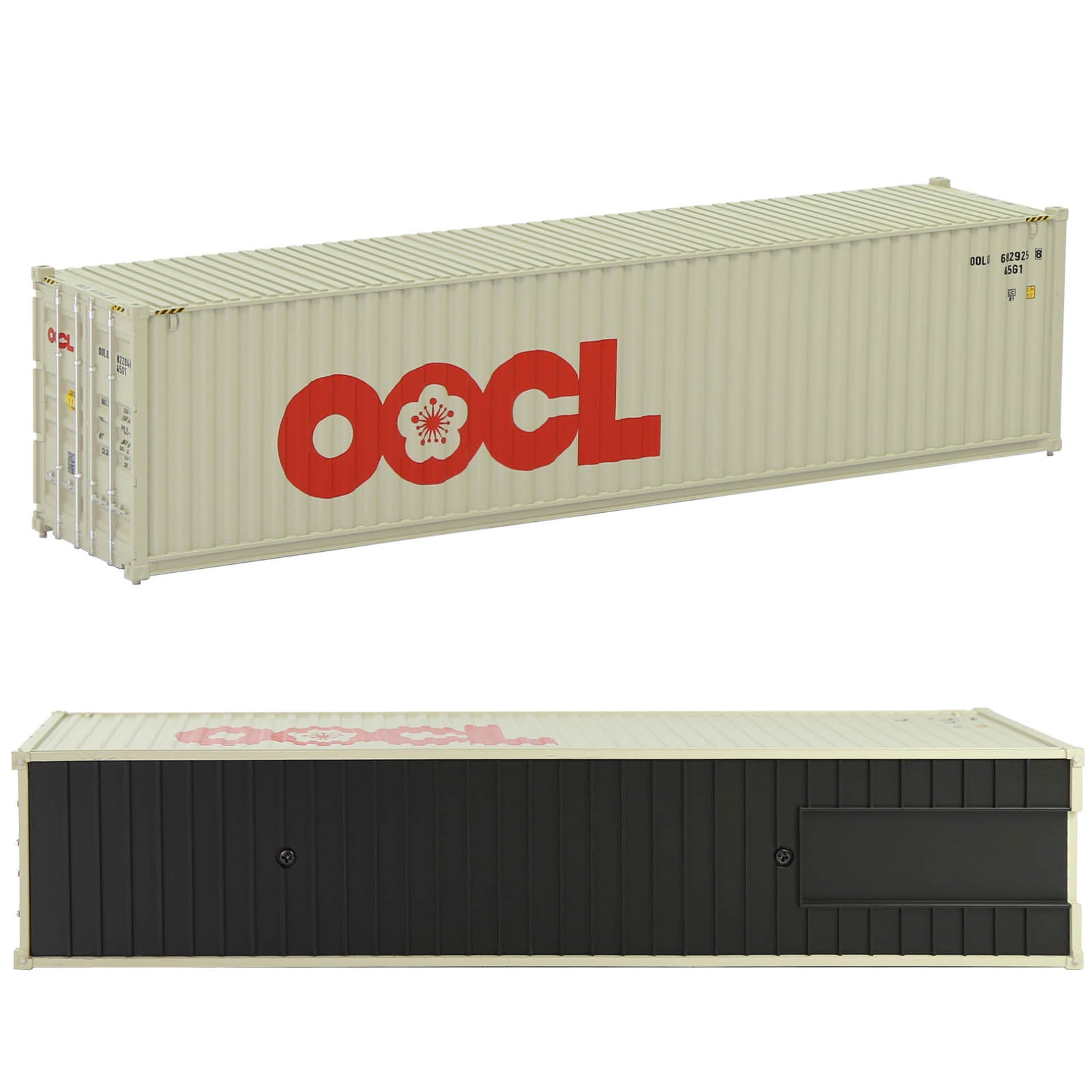 C4340 1pc O Scale 1:48 40ft Model Shipping Container