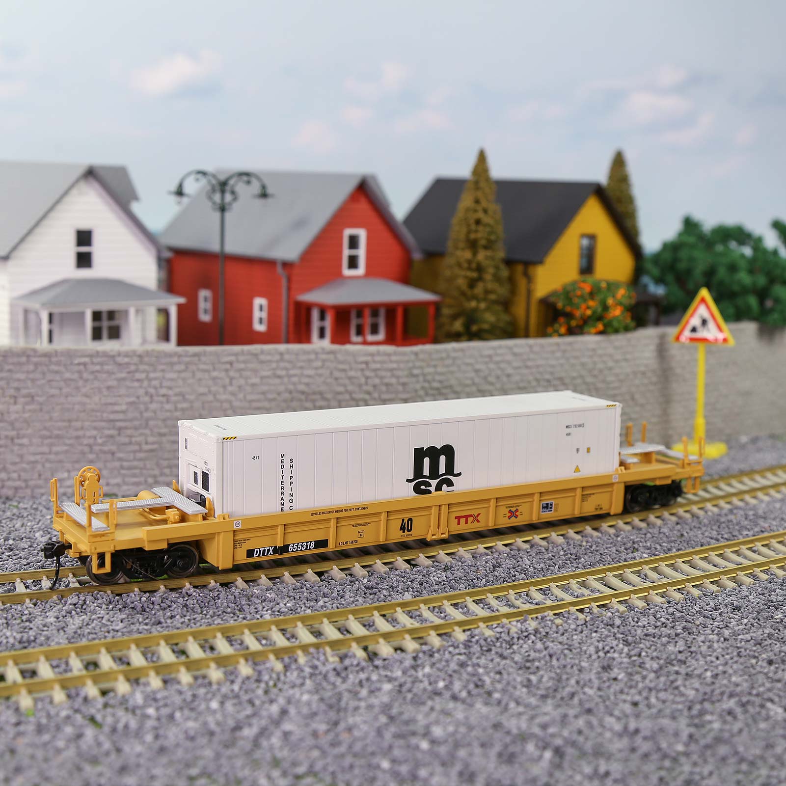 C8722 1pc HO Scale 1:87 40ft Hi-Cube Reefer Refrigerator Container