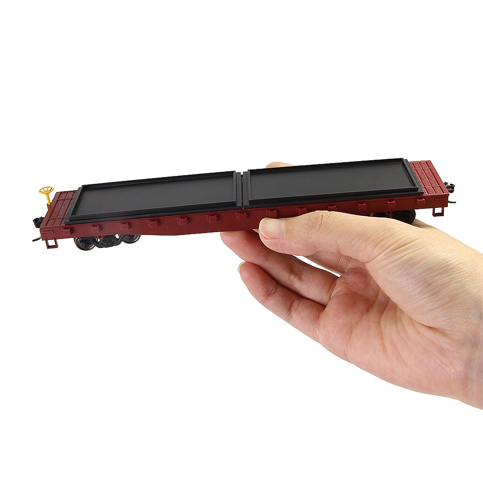 C8741 1pc HO Scale 1:87 52ft Flat Car Flatbed