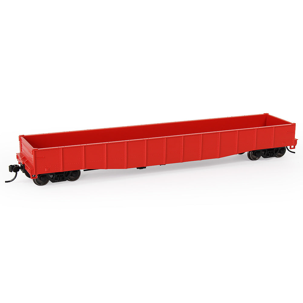 C8743 1pc HO Scale 1:87 Low-side Gondola Car 53ft Model Wagons