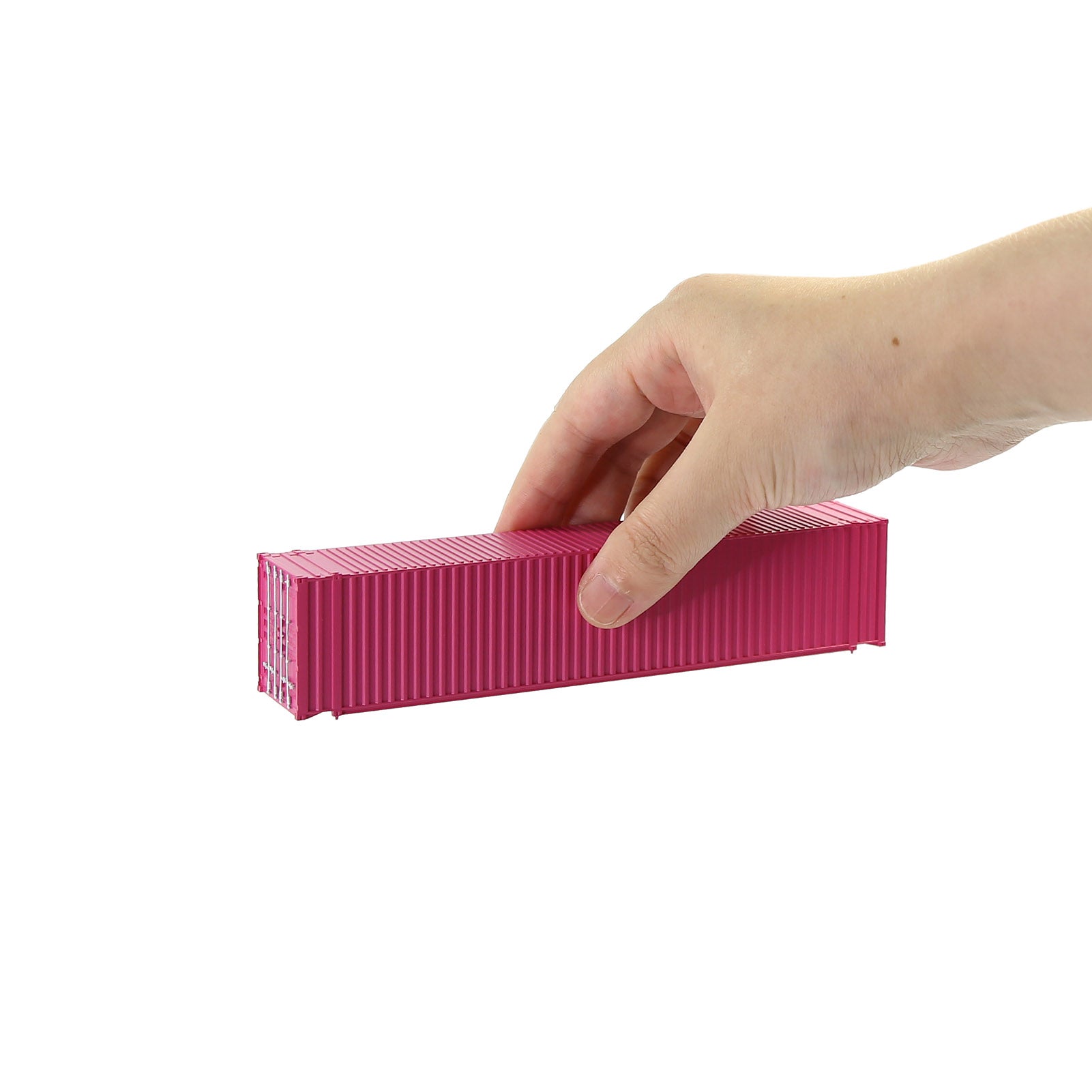 C8745 9pcs HO Scale 1:87 45ft Pure Color Shipping Containers